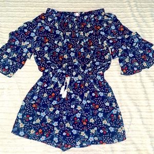 Off the shoulder romper